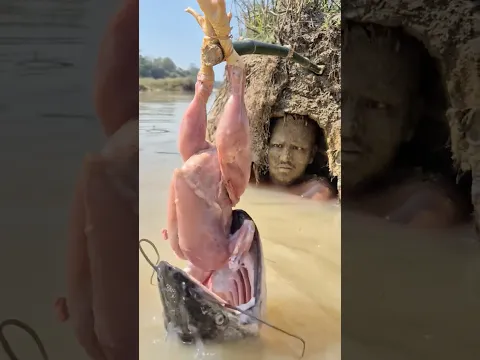 Unbelievable fishing technique