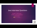 Java Mastery Complete Java Interview Questions Beginner to Advanced 01