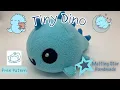 DIY Tiny Dino Plush Toy FREE PATTERN DOWNLOAD by Choly Knight Step-by-step Tutorial