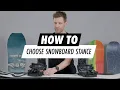 Download Lagu Choosing the Right Snowboard Stance | Snowboard Binding Guide for Angles \u0026 Stance Width | SkatePro