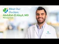 Meet Our Doctors Abdallah El Alayli MD