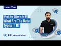What Are Objects In R What Are The Data Types In R LearnVern