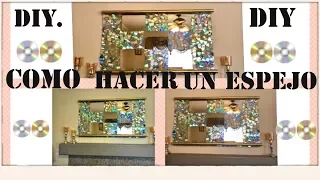 diy como hacer un espejo de cds diy decorative mirror maria gonzalez
