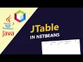 JAVA NETBEANS ADDING JTABLE TABLE