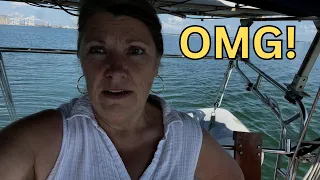 ESCORTED OUT OF THE MARINA !