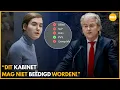 Lagu Lidewij de Vos en Geert Wilders dienen moties in tijdens debat over het coalitieakkoord