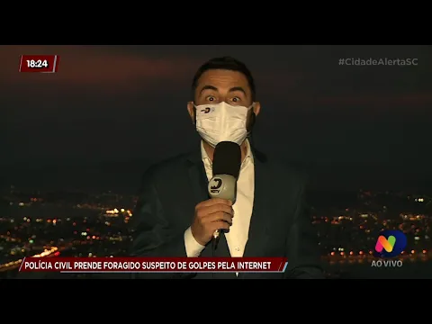Polícia Civil prende foragido suspeito de golpes pela internet em Itajaí