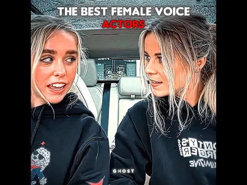 The best female voice actors ๐๏ธ | #voiceactor #shorts