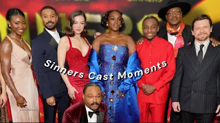 Sinners cast being chaotic for 10 minutes