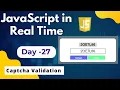 captcha validation javascript captcha creation in website JavaScript for beginners in telugu
