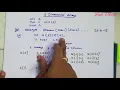 3D arrya multi Dimensional arrays C programming in telugu