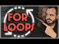 How do you use FOR loops in PYTHON
