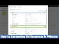 Controlling VM Resources Create CPU Contention in vSphere