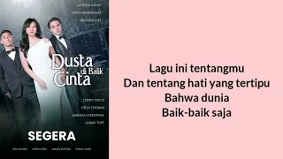 lagu ost dusta di balik cinta rcti rossa aku baik saja sinetron terbaru rcti trending 2025 