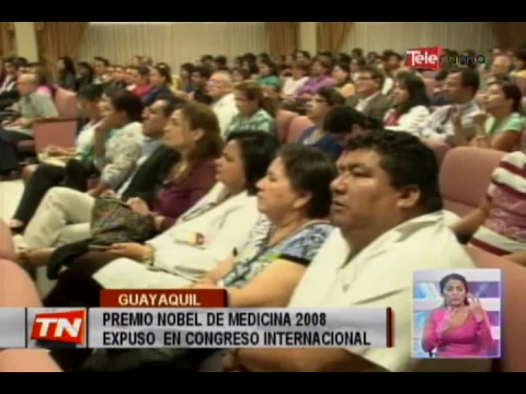 Premio Nobel de medicina 2008 expuso en congreso internacional