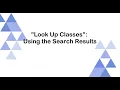 How to Look Up MTSU Classes in PipelineMT