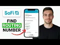 HOW TO FIND SOFI ROUTING NUMBER 2026 QUICK EASY