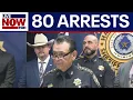 80 arrests made in Harris County TX warrant roundup