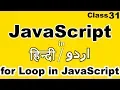 javascript tutorial for beginners in hindi urdu for loop in javascript in hindi urdu cyber warrior
