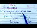 Do While loop in Java Hindi Learn Coding