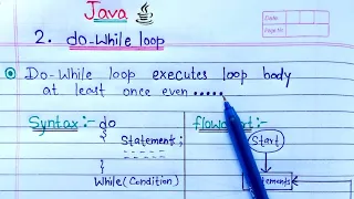 Do While loop in Java Hindi Learn Coding