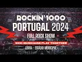 Download Lagu Rockin'1000 | 1000 Musicians Play the Best Rock Songs Live | Full Show | Leiria, Portugal 2024