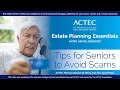 Tips for Seniors to Avoid Scams Elder Fraud ACTEC