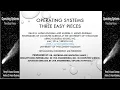OPERATING SYSTEMS THREE EASY PIECES Remzi Andrea OS - Interlude Thread API