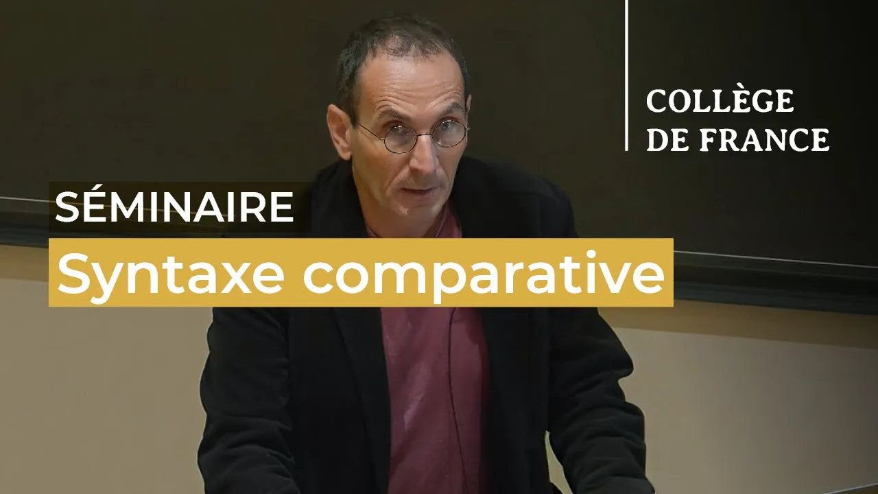 Syntaxe comparative (4) - Luigi Rizzi (2024-2025)