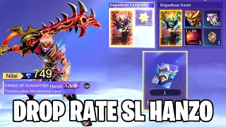 DROP RATE STARLIGHT LUCKYBOX SEPTEMBER HANZO - LUMAYAN TINGGI JUGA NIH! MOBILE LEGENDS