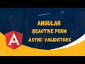 29 Angular reactive form Async Validators Angular Tutorial Bangla