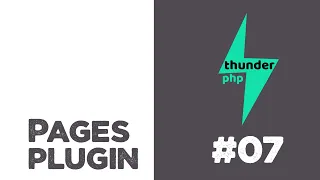 Pages plugin for thunderPHP Framework Add controller Quick programming tutorial