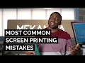 Screen Printing beginner s mistakes and how to avoid them