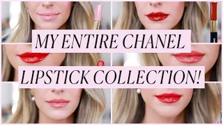 MY ENTIRE CHANEL LIPSTICK COLLECTION