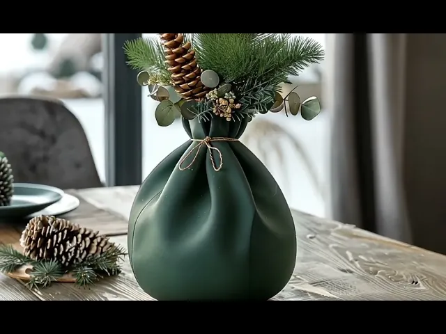 Evergreen Vase for Christmas Decor video thumbnail