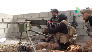 قطعات مكافحة الارهاب تحرر حي التنك بالكامل وتصل وادي عكاب بالجانب الايمن 