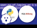 How to update SQLAlchemy row entry