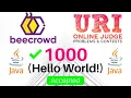 Beecrowd 1000 Hello World Problem Solution in Java URI Online Judge