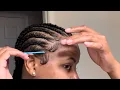 HOW TO DO FEED IN BRAIDS ON SHORT HAIR