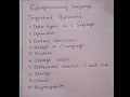 c programming important questions and previous paper programming