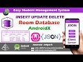 Insert Update Delete in Android Room Database Easy Student Management System Android JSON Part 6