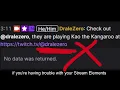 Fix no data was returned Stream Elements shoutout