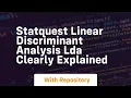 Statquest linear discriminant analysis lda clearly explained