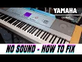 Download Lagu Yamaha DGX640 NO SOUND - How to repair faulty electric piano that has no sound from speakers