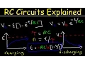 RC Circuits Physics Problems Time Constant Explained Capacitor Charging and Discharging
