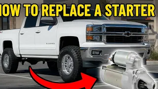 EASY 2014-2018 SILVERADO SIERRA STARTER REPLACEMENT