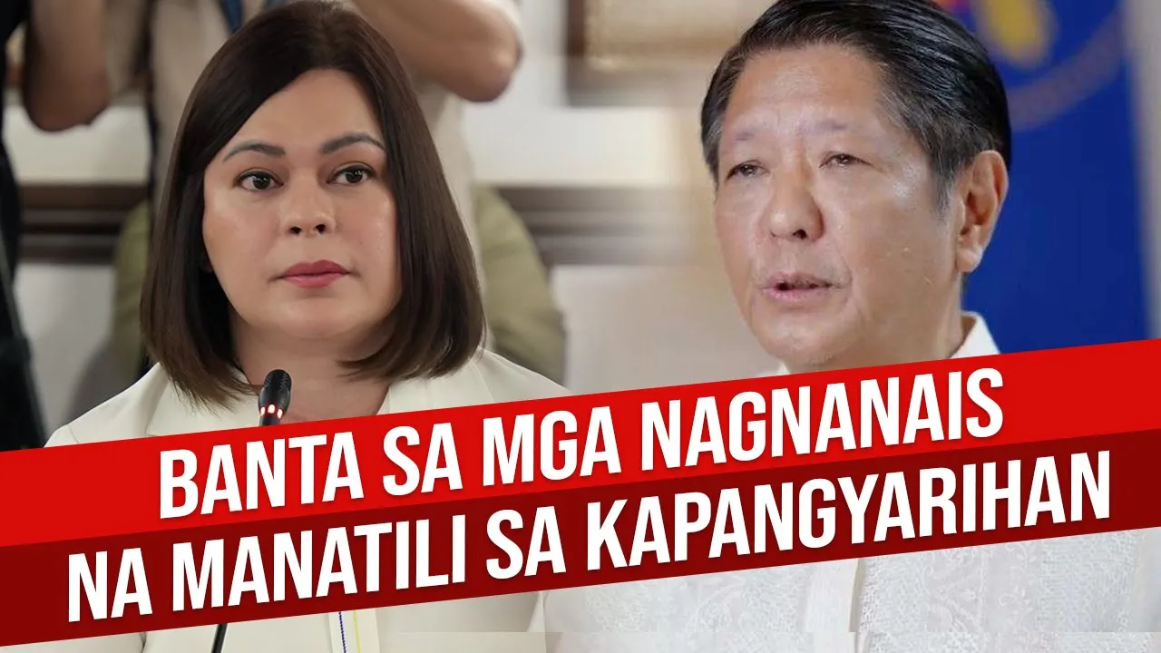 Outline Video VP SARA DUTERTE, MALAKING BANTA SA MGA NAGNANAIS NA MANATILI SA KAPANGYARIHAN.