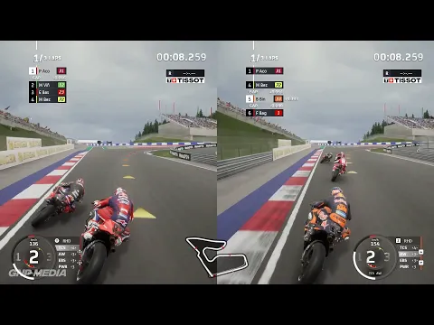 Download MP3 MotoGP 24 - Local Split-Screen - Red Bull Ring Circuit - 3 Laps - Gameplay