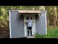 The easiest way to build a Doorway Awning using cedar planks