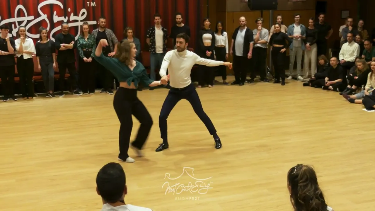 Pierre-Louis Huteau & Michelle Braun - 4th place Advanced Jack&Jill Finals - Budafest 2024
